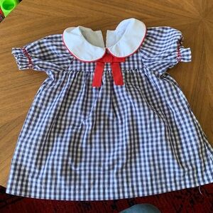 The Beaufort Bonner Compay baby gingham dress. Size 6-12 months